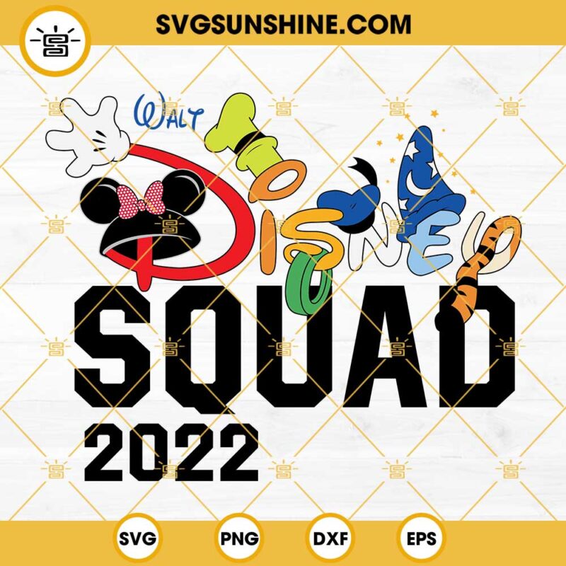 Disney 2022 Squad SVG, Disney 2022 SVG, Disney Squad SVG, Disney SVG