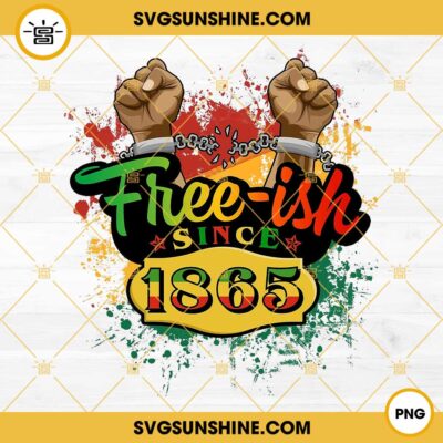 Juneteenth PNG, Juneteenth Free-ish Since 1865 PNG Vector Clipart ...