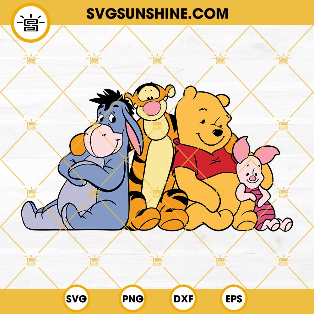 Winnie The Pooh And Friends Svg Winnie The Pooh Svg Png Tigger Svg