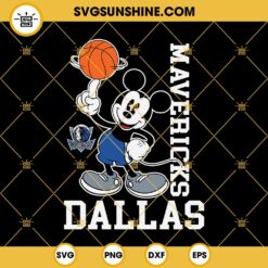 Dallas Mavericks SVG, Mavericks Disney Mickey SVG, Mavericks Logo SVG, Mickey Basketball NBA SVG, Mavericks Gift SVG