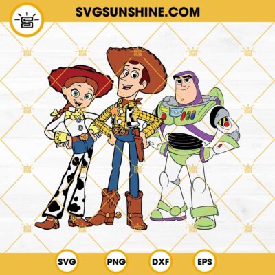 Toy Story Friends SVG, Buzz SVG, Woody SVG, Jessie SVG, Toy Story SVG ...