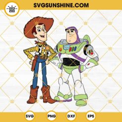 Woody And Buzz Lightyear SVG, Toy Story SVG, Woody SVG, Buzz SVG