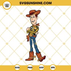 Woody Toy Story SVG PNG DXF EPS Cut Files For Cricut Silhouette