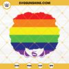 LGBT Afro Smirk SVG, Pride SVG, Lesbian SVG, Lgbt SVG, Pride SVG, Love Is Love SVG