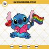 Pride Stitch SVG, Pride Rainbow Flag SVG, Pride SVG, LGBTQ SVG, Stitch SVG