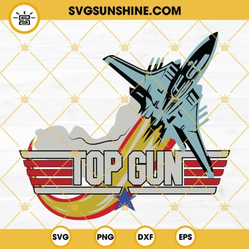 Top Gun SVG PNG DXF EPS Cricut