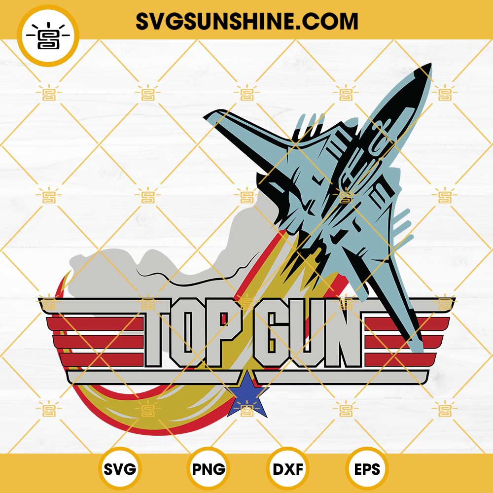 Top Gun SVG PNG DXF EPS Cricut