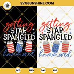 Getting Star Spangled Hammered SVG Bundle, 4th Of July SVG, America SVG