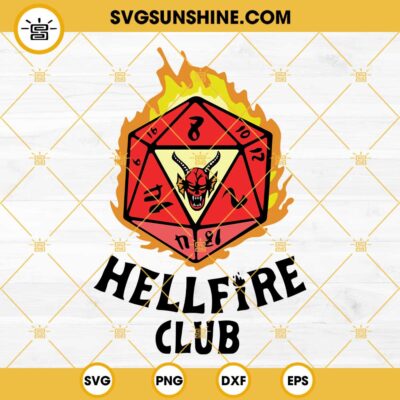 Hellfire Club SVG, Stranger Things 4 SVG, Stranger Things SVG PNG DXF ...