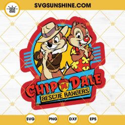 Chip And Dale Rescue Rangers SVG PNG DXF EPS Cut Files For Cricut Silhouette