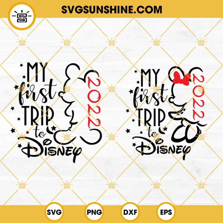 My First Trip To Disney 2022 SVG Bundle, Disney Baby SVG, Disney 2022