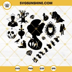 Snow White SVG, Disney Princess SVG, Snow White And The Seven Dwarfs SVG PNG DXF EPS
