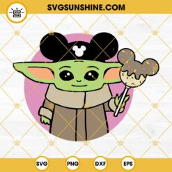 Baby Yoda SVG, Disney Ears Snacks SVG, Baby Yoda The Mandalorian SVG, The Child SVG