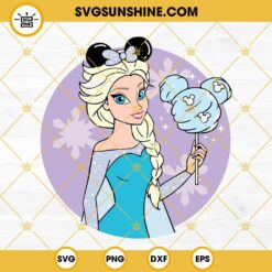 Elsa Frozen SVG, Disney Minnie Ears SVG, Disney Princess SVG, Disneyland Snacks SVG