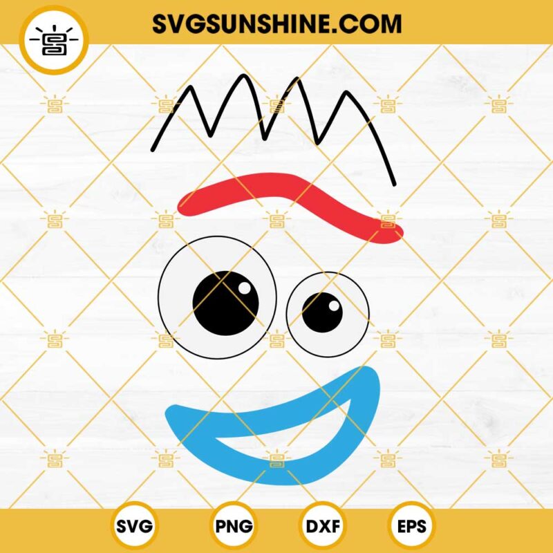 Forky Face SVG, Forky Toy Story SVG, Forky SVG, Toy Story SVG