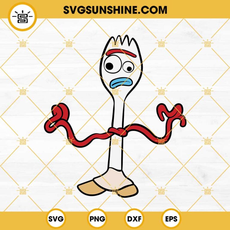 Forky SVG, Toy Story SVG, Toy Story Forky SVG PNG DXF EPS Cricut