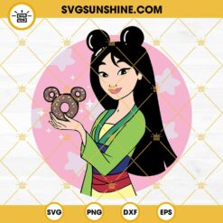 Mulan SVG, Disney Mulan Mickey Ears SVG, Disney Princess SVG PNG DXF EPS Cut File