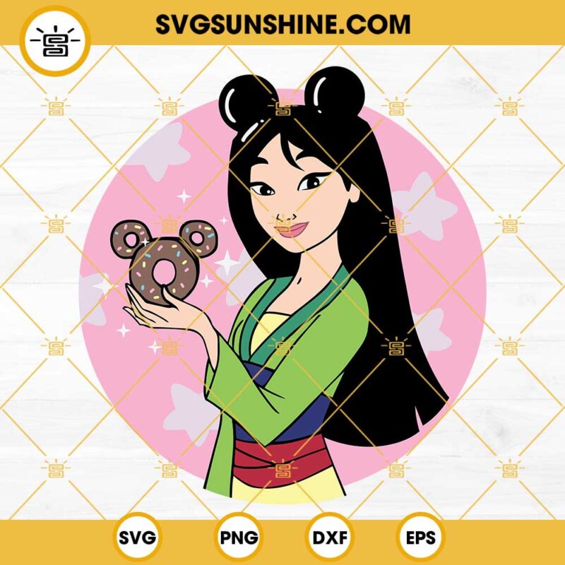 Mulan Svg Mulan Princess Svg Disney Princess Svg