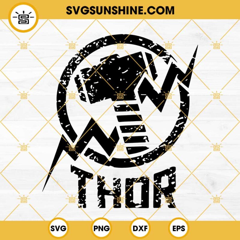 Thor Hammer SVG, Thor SVG, Thor Shirt SVG, Avengers SVG Cut File Cricut