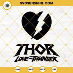 Thor Love And Thunder SVG PNG DXF EPS