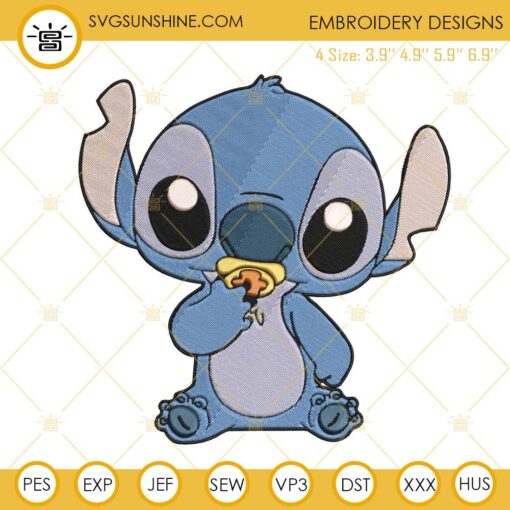 Baby Stitch Embroidery Designs, Stitch Embroidery Design File