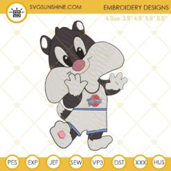 Baby Sylvester Looney Tunes Machine Embroidery Designs