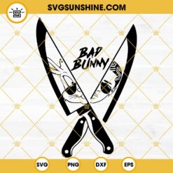 Bat Bad Bunny Halloween SVG, Bad Bunny Logo Halloween SVG PNG DXF EPS Cut Files