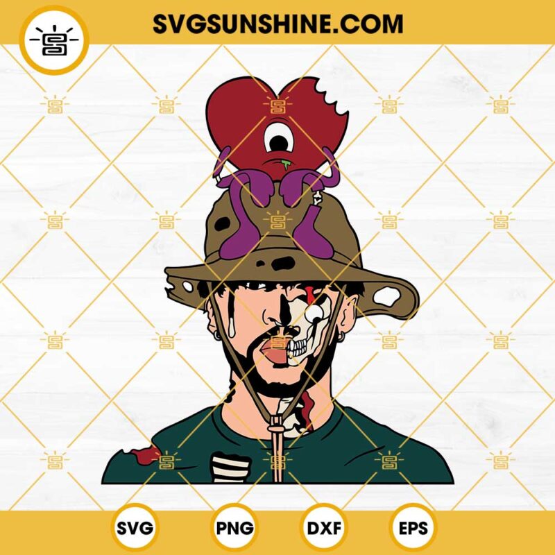 Bad Bunny Halloween SVG, Un Verano Sin Ti SVG, Bad Bunny SVG, Zombie ...