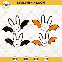 Bat Bad Bunny Logo Halloween SVG PNG DXF EPS Bundle