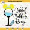 Bibbidi Bobbidi Boo SVG, Cinderella Disney Princess Wine Glass SVG