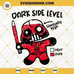 DARK SIDE LEVEL SVG, Dark Side Star Wars SVG PNG DXF EPS Cricut