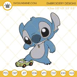 Stitch Baby Yoda Embroidery Designs Files