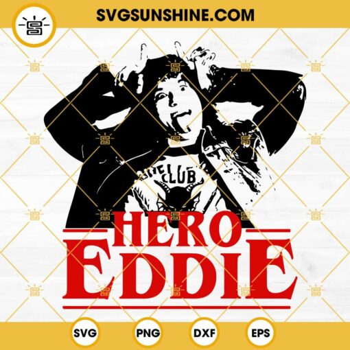 Eddie Munson Hero SVG PNG DXF EPS Cut Files For Cricut Silhouette