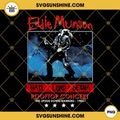 Eddie Munson Rooftop Concert PNG, Eddie Guitar PNG, Eddie Munson Master of Puppets PNG, Stranger Things 4 PNG