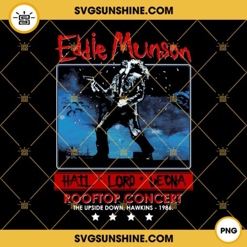 Eddie Munson Rooftop Concert PNG, Eddie Guitar PNG, Eddie Munson Master of Puppets PNG, Stranger Things 4 PNG