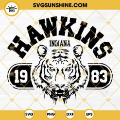 Hawkins Indiana 1983 SVG, Hawkins Tigers Stranger Things SVG