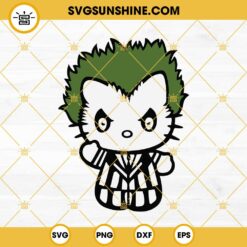 Hello Kitty Wolverine SVG PNG DXF EPS Cut Files
