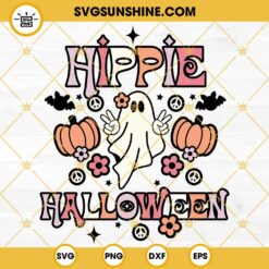 Halloween Let’s Go Ghouls SVG, Halloween Ghost SVG, Retro Halloween SVG, Spooky SVG