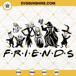 Jack Skellington Friends SVG, Sally SVG, Halloween Friends SVG, Nightmare Before Christmas Friends SVG
