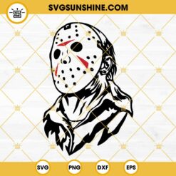 Jason Voorhees SVG, Friday The 13th SVG, Horror Movie Halloween SVG PNG DXF EPS Cricut