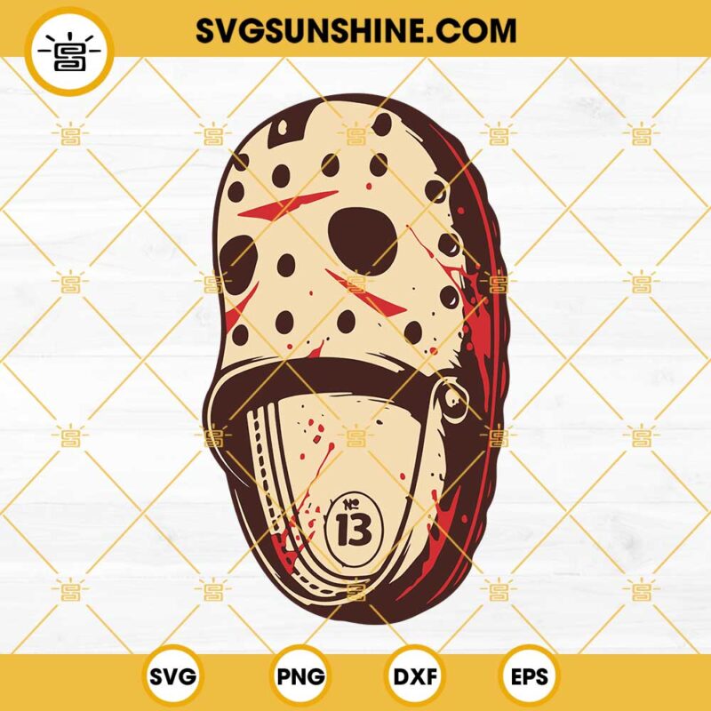 Jason Voorhees The Crocs As Killer Mask Svg Killer Friday The 13th Svg