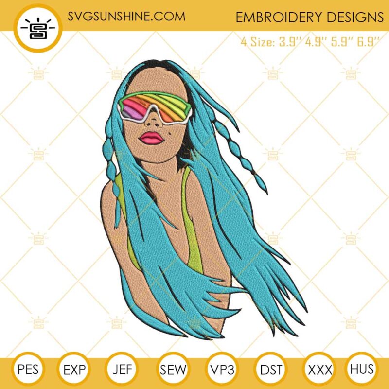 Karol G Machine Embroidery Design, Karol G Embroidery Designs
