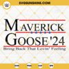 Top Gun Maverick SVG, Maverick Goose 24 Bring Back That Lovin Feeling SVG PNG DXF EPS Cricut Silhouette