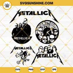 Metallica SVG Bundle, Metallica SVG PNG DXF EPS Cut Files For Cricut Silhouette