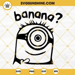 Minion SVG, Minion Banana SVG PNG DXF EPS Cricut