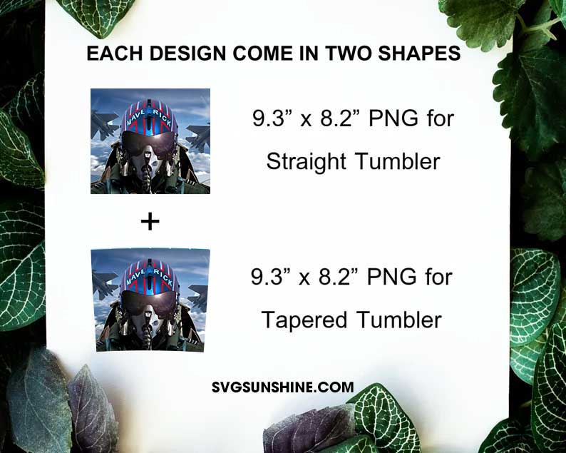 Top Gun Maverick 20oz Skinny Tumbler Design Sublimation PNG File Digital Download