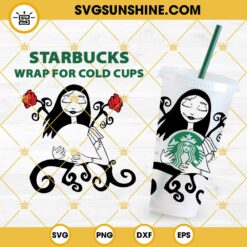 Sally Starbucks Cup SVG, Sally Full Wrap Halloween Starbucks Cup SVG, Sally Wrap SVG