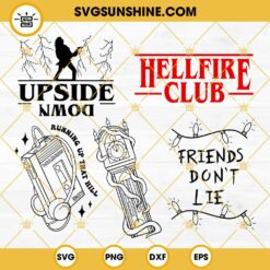 Stranger Things 4 SVG Bundle, Hellfire Club SVG, Eddie Munson SVG, Running Up That Hill SVG Cut Files For Cricut