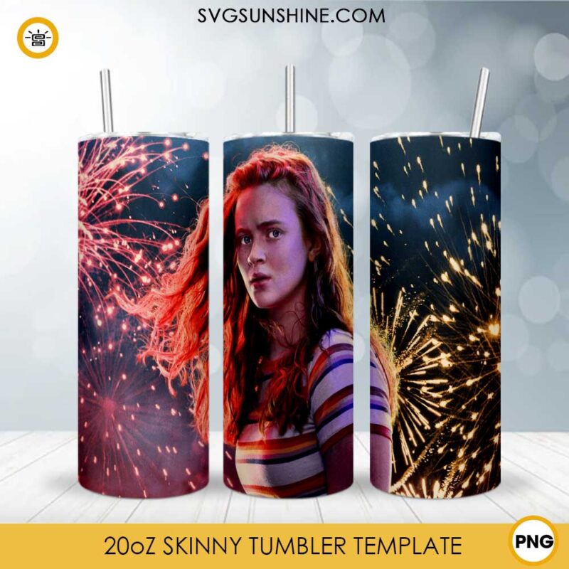 Max Mayfield Stranger Things Tumbler Design PNG File Digital Download