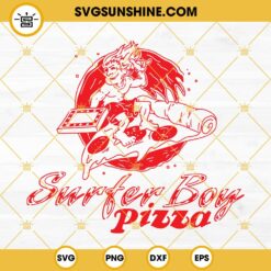 Surfer Boy Pizza SVG, Stranger Things 4 SVG PNG DXF EPS